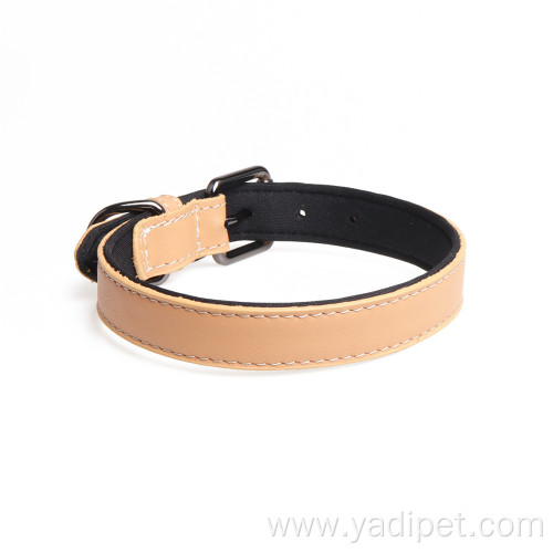 new release Cowhide collar rivet leather collar